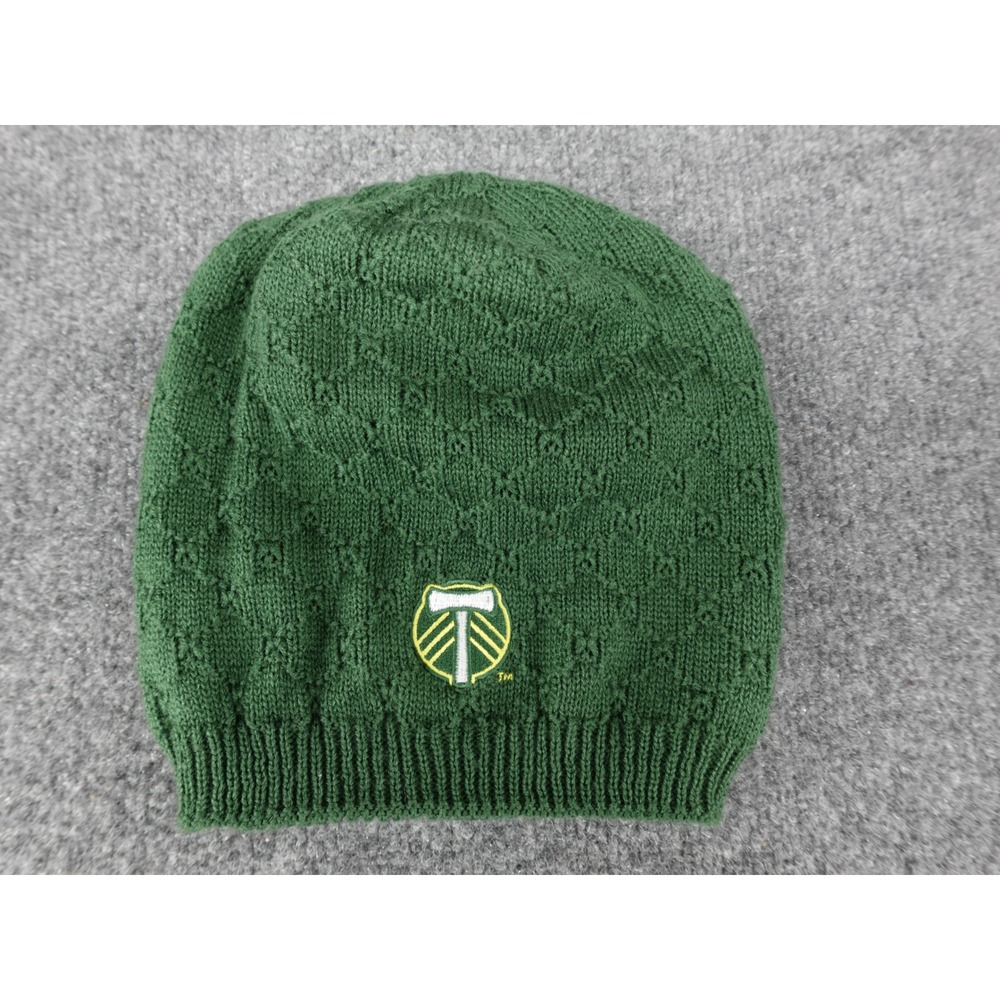 Adidas Portland Timbers Beanie Mens OS Green Good MLS Soccer‎ Knit Hat KWM56